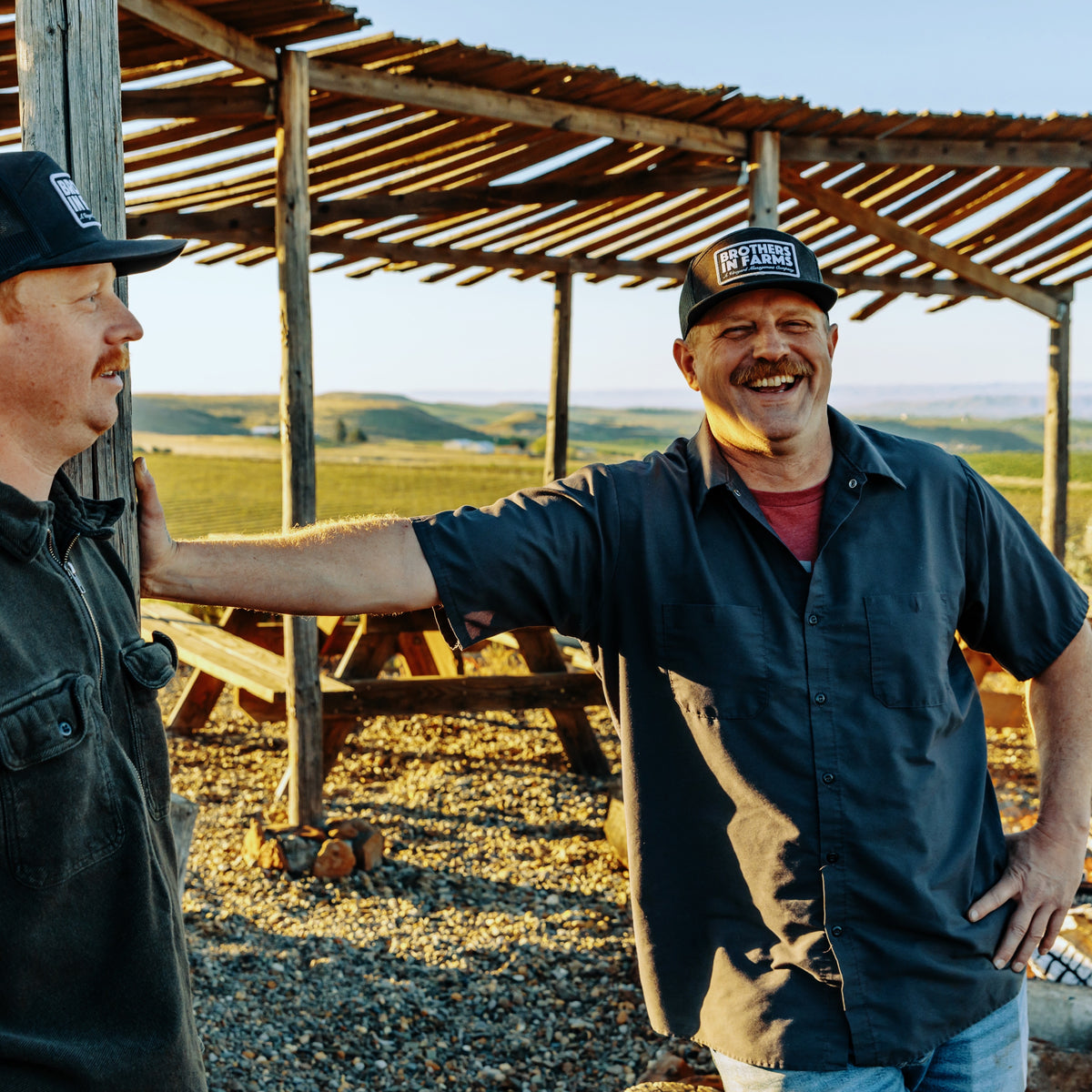 Brothers In Farms Trucker Patch Hat