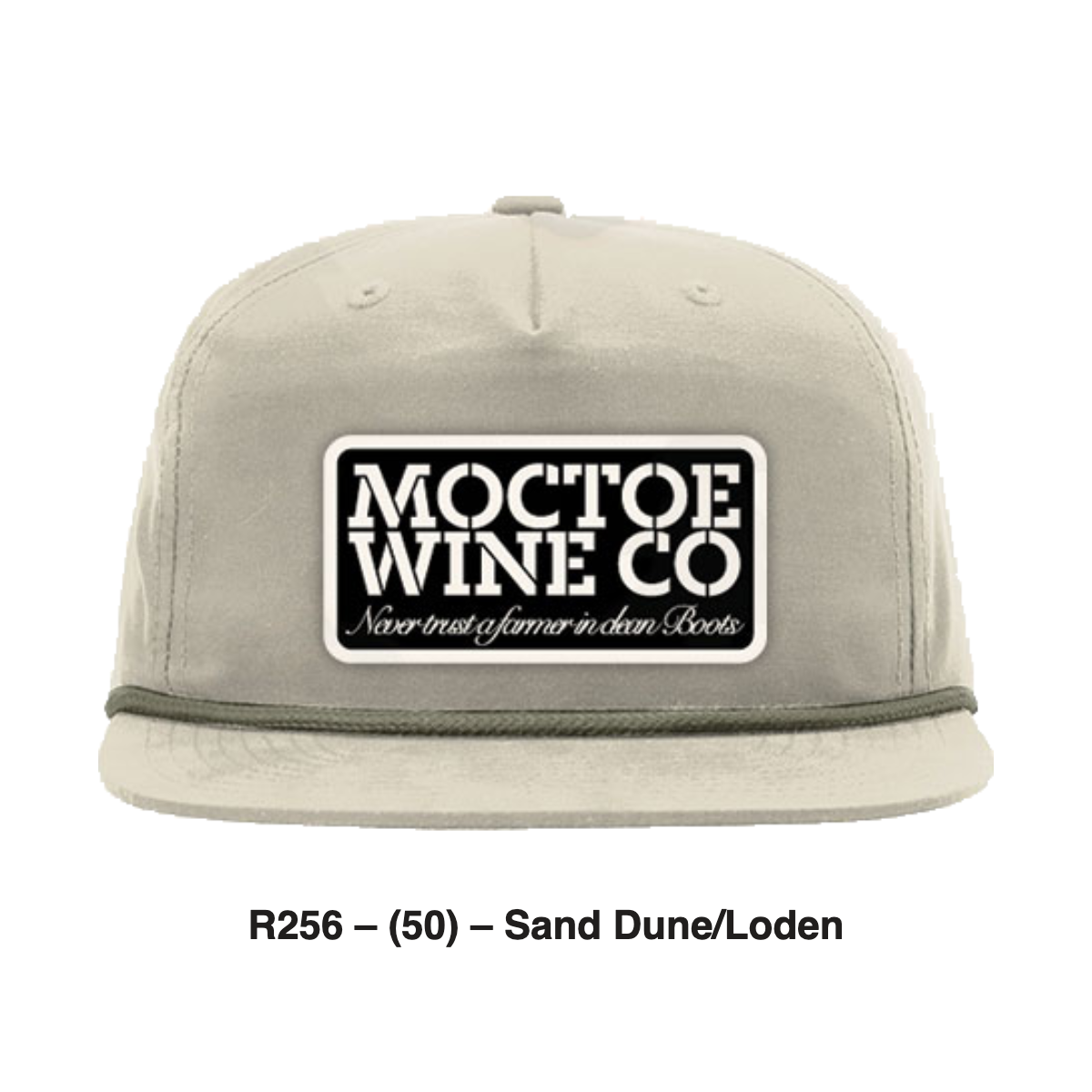 Moctoe Wine Co Rope Patch Hat